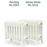 CI-NE360-4-D-011-012 - Georgian 4 Column Cast Iron Radiator H360mm x W1485mm CI-NE360-4-D-011-012 - Georgian 4 Column Cast Iron Radiator H360mm x W1485mm